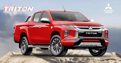Red Solid Merah Mitsubishi New Triton
